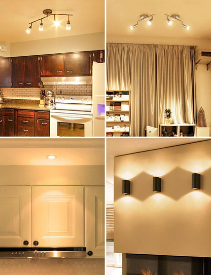 Lepro GU10 LED, 2700K warmweiß ersetzt 32W Halogenlampen, 4W 345lm LED Leuchtmittle, 100° Strahlwinkel Reflektorlampen, 5 Stück