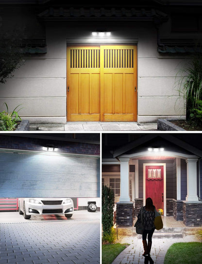 Lepro Solarlampen für Außen mit Bewegungsmelder, 360° Beleuchtungswinkel, 1000 Lumen 6W LED Solarlampen Aussen, IP65 Wasserdicht, 270°Drehbar Solar Außenleuchte für Außen Garten Balkon Garage