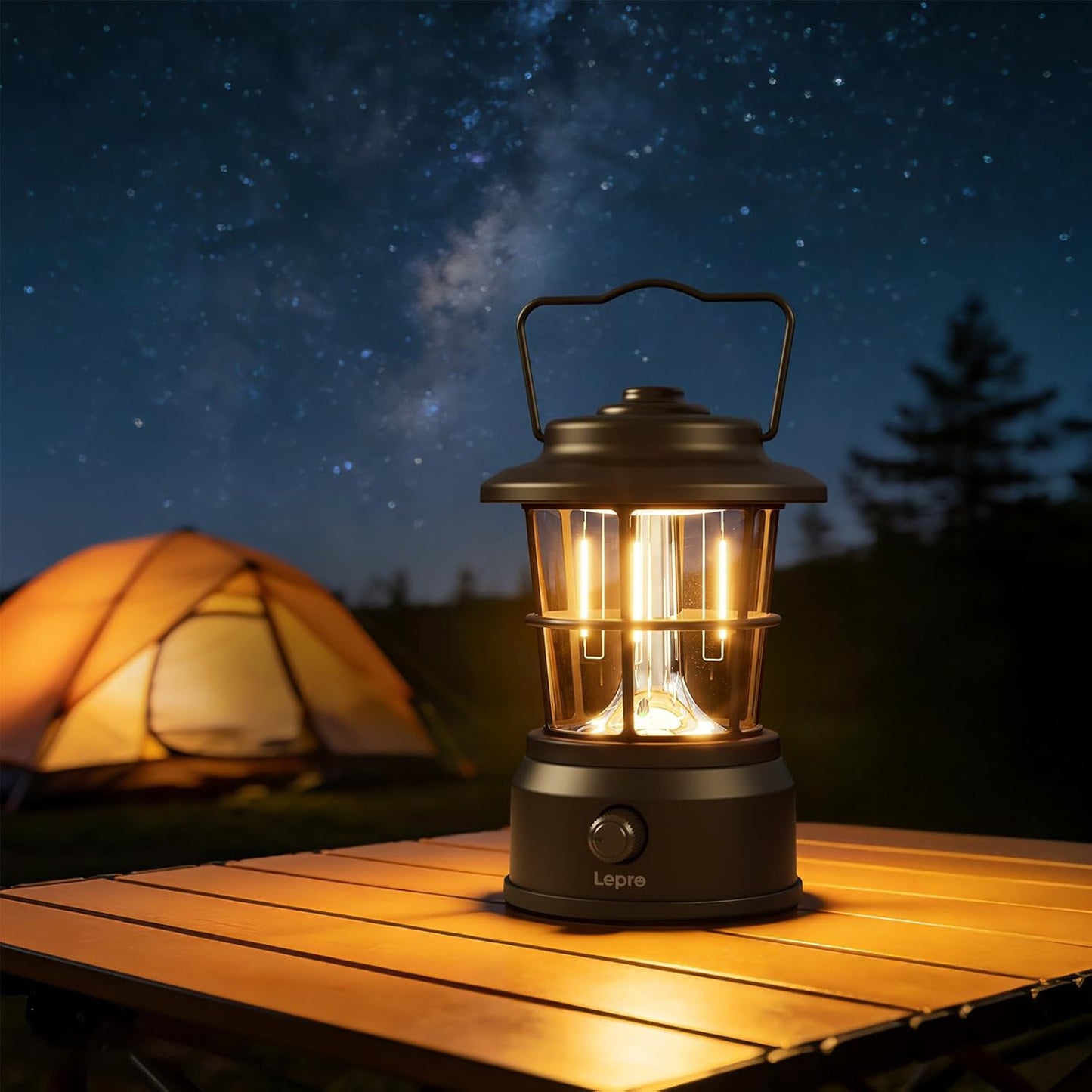 Lepro USB LED Campinglampe£¬Black