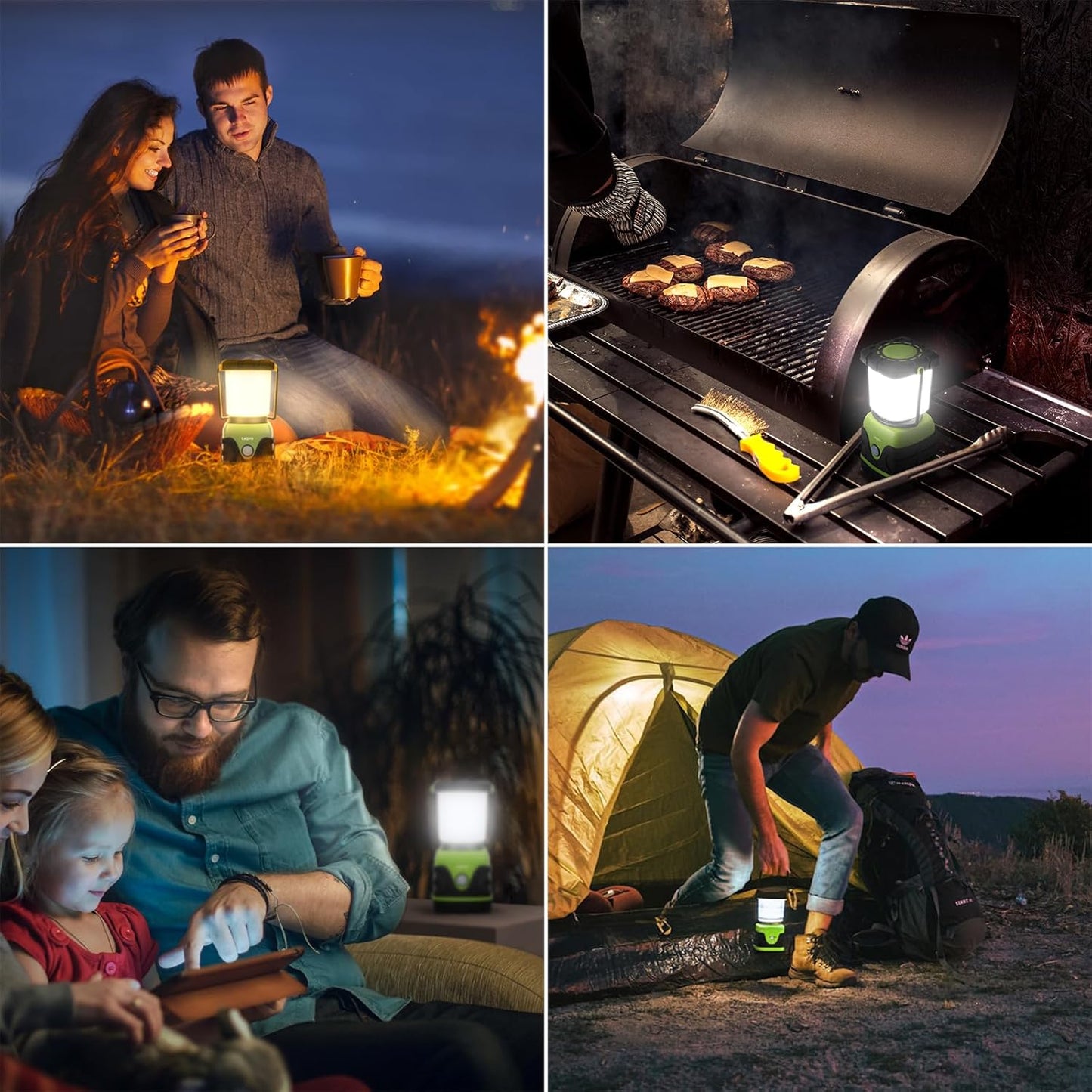 Lepro LED Campinglampe Batteriebetrieben, Ultra Hell 1500 Lumen, 4 Modi & Dimmbar Camping licht, Notfallleuchte für Stromausfällen, Wandern, Notfall, Ausfälle und so weiter