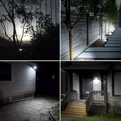 Lepro LED Strahler 10W, LED Strahler Außen [2 Stücke] 850LM Superhell Außenstrahler IP65 Wasserdicht LED Scheinwerfer 5000K Kaltweiß Flutlicht, Außenlampe für Garten, Innenhöfe, Garage, Hotel